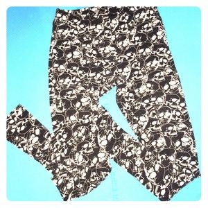 Skull leggings Halloween Goth Punk Emo